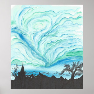 青緑の空 ポスター