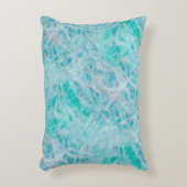 青緑の等級綿のアクセントの枕16" x12 " アクセントクッション (正面(垂直))