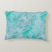 青緑の等級綿のアクセントの枕16" x12 " アクセントクッション (裏面)