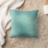 青緑の虹色の輝く背景 クッション (ブランケット)