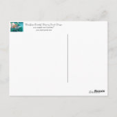 青緑の蝶 ポストカード (裏面)