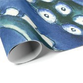 青緑の触手 ラッピングペーパー (ロールコーナー)