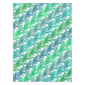 青緑のBoxwoodの枝テーブルクロス テーブルクロス (正面)