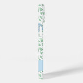 青緑水彩のワイルドフラワーネーム Case-Mate iPhoneケース (裏面 / 右)