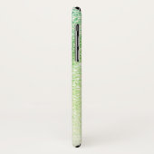 青緑色のグリッター赤面モガーリーノグラム名 Case-Mate iPhoneケース (裏面/左)