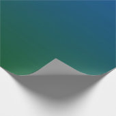 青緑色の勾配 ラッピングペーパー (角)