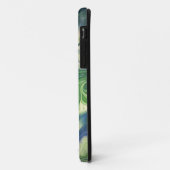 青緑色の大理石模様をつけられた電話箱 Case-Mate iPhoneケース (裏面/左)
