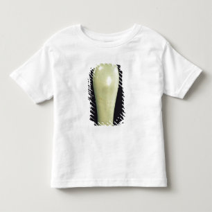青緑色の艶出しが付いている6月「Meiping」のつぼ トドラーTシャツ