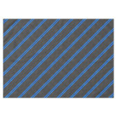 青緑色の青いカーボン繊維のスタイルの競争は縞で飾ります テーブルクロス (正面(横))