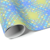 青緑色パーティーバルーンのパターンのラッピング紙 ラッピングペーパー (ロールコーナー)