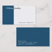 青緑色箱 名刺 (正面/裏面)