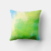 青緑色 クッション (裏面)