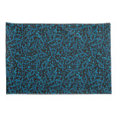 青緑音楽はパターン枕カバーに注意します 枕カバー (裏面-右)