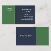 青緑 名刺 (正面/裏面)