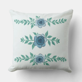 青縁どバラ クッション