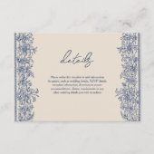 青縁どフローラ結婚の エンクロージャーカード (正面)