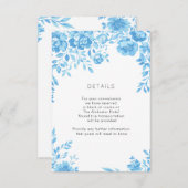 青縁どフローラ結婚詳細 エンクロージャーカード (正面/裏面)