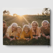 青縁ど文字10枚の写真祝の生活 ゲストブック (裏面)