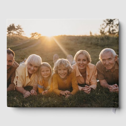 青縁ど文字10枚の写真祝の生活 ゲストブック (裏面)