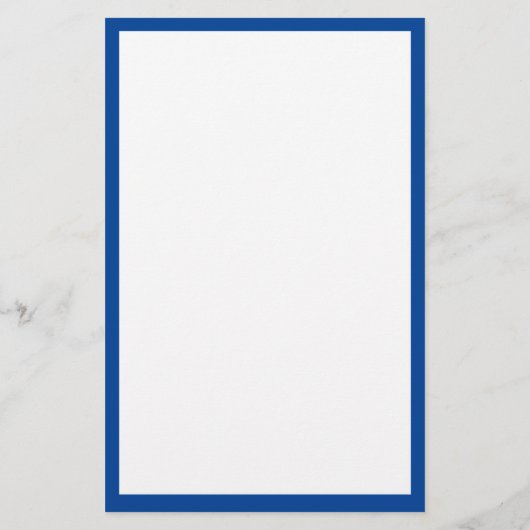 青縁ど線無地の白プレーンカスタムカラー 便箋 (裏面)