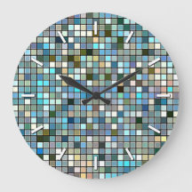 青自然四角タイルのパターン