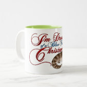 青舌のSkinkのクリスマス ツートーンマグカップ (正面左)