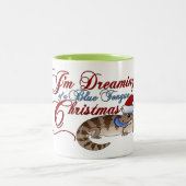 青舌のSkinkのクリスマス ツートーンマグカップ (中央)