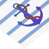 青航海のいストライプいかり ショートテーブルランナー (コーナー)