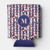 青航海のと白のライフベルストライプト 缶クーラー (裏面)