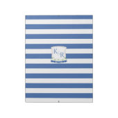 青航海のクレストDIY結婚の封筒ライナー ノートパッド (回転)