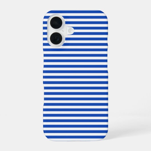 青航海のストライプ色 iPhone 16ケース (裏面)
