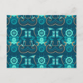 青航海のデザイン ポストカード (正面)