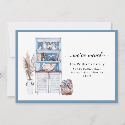 青航海の引っ越しました 案内状 (正面)