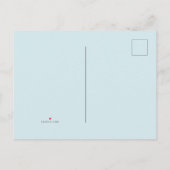 青航海の水色いかり保存日付 案内ポストカード (裏面)