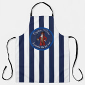 青航海の男の子 エプロン (正面)