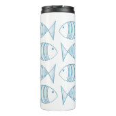 青航海の白のストライプ  タンブラー (裏面)