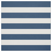 青航海の白1インチストライプの ファブリック (見本)