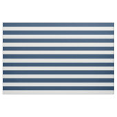 青航海の白1インチストライプの ファブリック (ファットクウォーター)