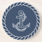 青航海の砂岩コースターとロープ&いかり コースター (正面)