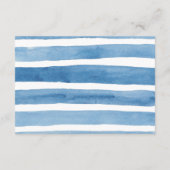 青航海の結婚の願い井戸の水色 エンクロージャーカード (裏面)