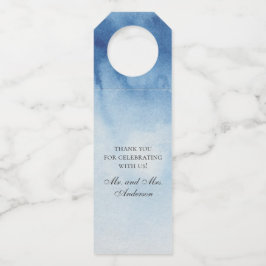 青航海の結婚の。水色のネイビ感謝していーユー ボトルネックタグ