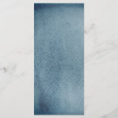 青航海の結婚の。水色ネイビーモダン メニュー (裏面)