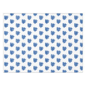 青航海の色の白い船が沿岸にモダン似た テーブルクロス (正面(横))