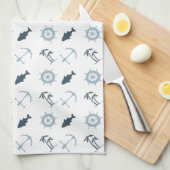 青航海の色 キッチンタオル (四つ折り)