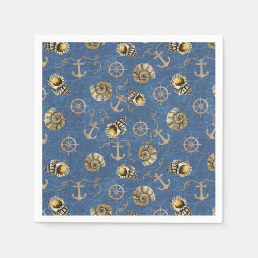 青航海の色 スタンダードカクテルナプキン (正面)