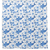 青航海の魚 シャワーカーテン (正面)