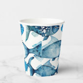 青航海の魚。シーサイドコテージ誕生会 紙コップ (右)