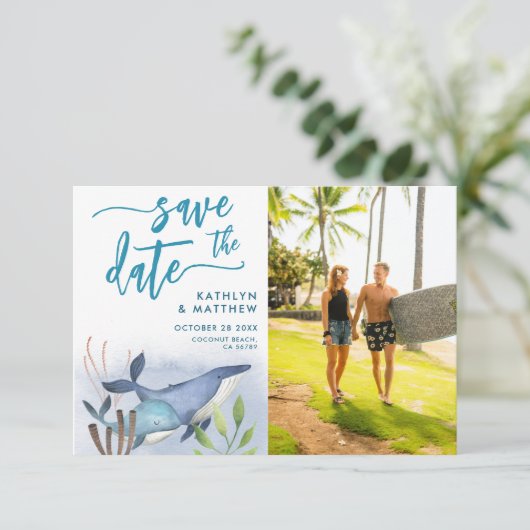 青航海の鯨の下の青結婚色 セーブザデート (スタンド正面)