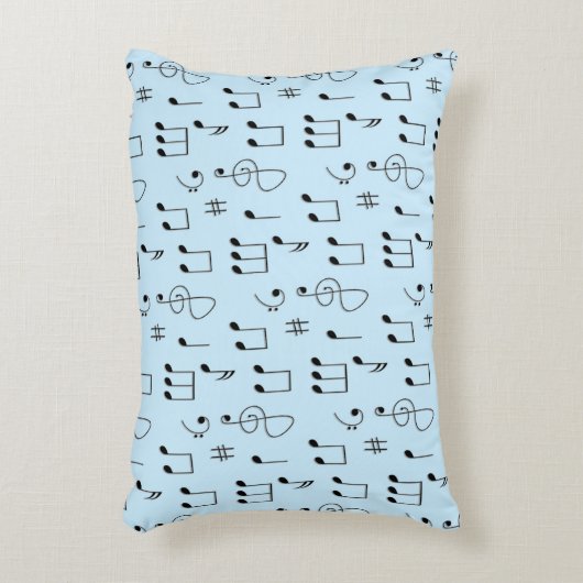 青色で表示 アクセントクッション (正面(垂直))