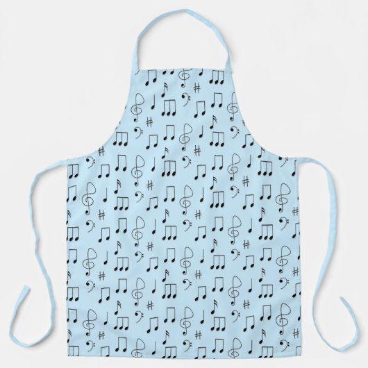 青色で表示 エプロン (正面)